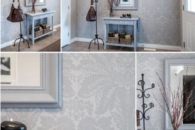 Floral Damask By Calgary Paperhanger And Supplier