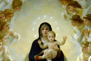 Baby jesus with mother mary feary sitting around.jpg