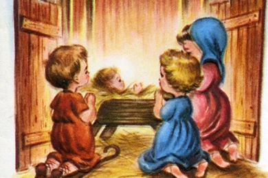 Baby Jesus In The Stable Nativity Wallpapers Picture Of Jesus ...