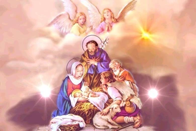 Angels With The Baby Jesus   Angels Photo (7949172)   Fanpop