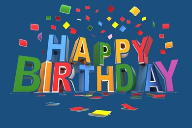 3D Blue Backgrounds Happy Birthday Wallpapers Im