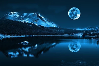 The Blue Moon Beauty Wallpapers