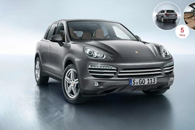 2014 Porsche Cayenne Platinum Edition   Front