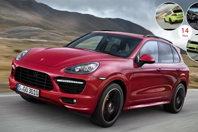 Porsche Cayenne GTS (2013) Red   Front