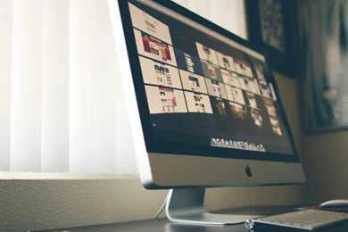 Download Wallpapers 2560x1080 Apple, Brand, Imac, Desk, Keyboard ...