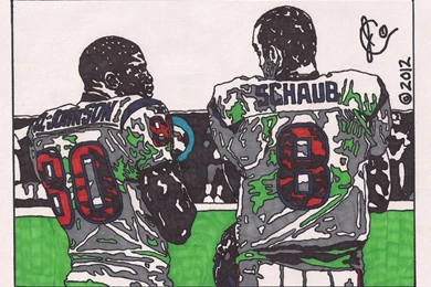 Matt Schaub And Andre Johnson Ink Illustration By JColley79 On ...