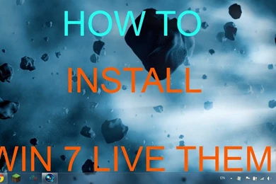 How To Install Live Wallpapers On Windows 7   YouTube