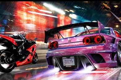Download Wallpapers 2048x1152 Nfs, Need For Speed, Motorcycle, Car ...