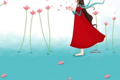 Dreamy Girl   Beautiful Echi Illustration Wallpapers 19   Wallcoo.net