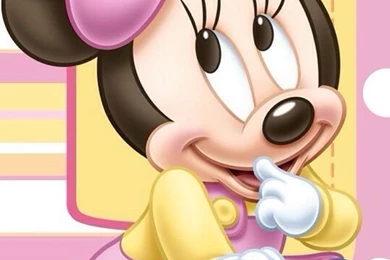BABY MINNIE MOUSE, IPHONE WALLPAPER BACKGROUND
