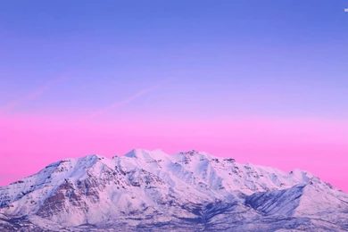 Snow Covered Mountain Tops Wallpapers