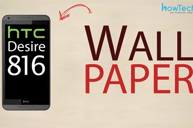 HTC Desire 816 Dual Sim   How To Change Wallpapers   YouTube