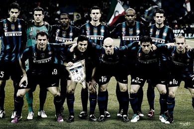 Inter Milan Football Club Players On Ground Images