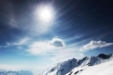 Mountain Tops On A Windy Day Wallpapers For HTC Droid Incredible