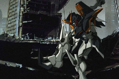 Gundam Deathscythe Rest   Gundam Wing Wallpapers