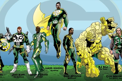 GREEN BAY PACKERS Nfl Football Comics Superhero Wallpapers ...
