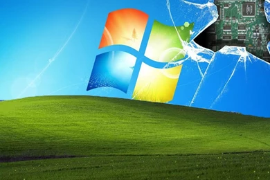 Windows XP And 7 Broken Screen By Cjsoosexy On DeviantArt