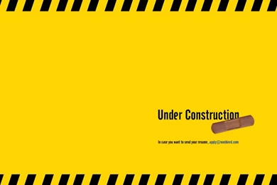 Wednesday Inspiration: 'Under Construction' Fonts
