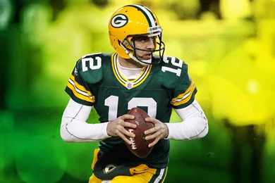 Download Wallpapers 2560x1440 Aaron Rodgers, Green Bay Packers ...