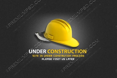 Under Construction Sign Wallpapers PSD Download Premium PSD