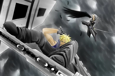 Final Fantasy 7 Cloud Vs Sephiroth By Heartless199 On DeviantArt