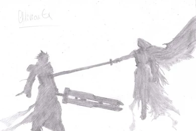 Cloud VS Sephiroth By Oblivion EX On DeviantArt