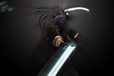 Sephiroth VS Cloud Fan Art By Ema Nymton On DeviantArt