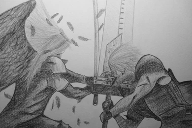 Cloud VS Sephiroth By ChozoRuins On DeviantArt