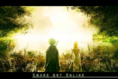 Black Hair Kirigaya Kazuto Landscape Renevatia Scenic Sword Sword ...