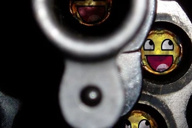 Awesome Gun iPhone 5 Wallpapers