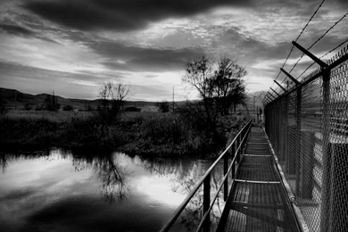 Fences Barbed Wire Chain Link Fence Wallpapers