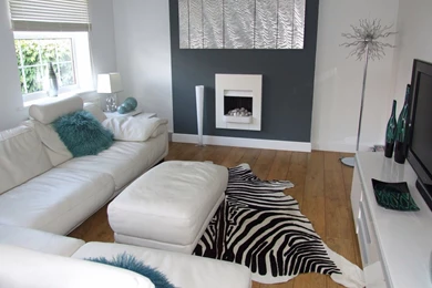 Living Room Wallpapers Feature Wall 2015   Grasscloth Wallpapers