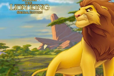 SIMBA THE LION KING WALLPAPER   (
