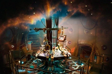 Doctor Who Wallpaper: Steampunk TARDIS Interior By U No Poo On ...