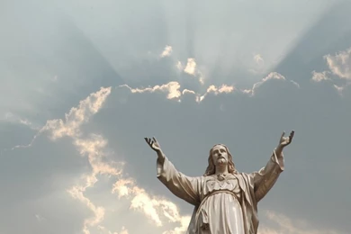 Free Jesus Christ On Top Of A Church Backgrounds For PowerPoint ...