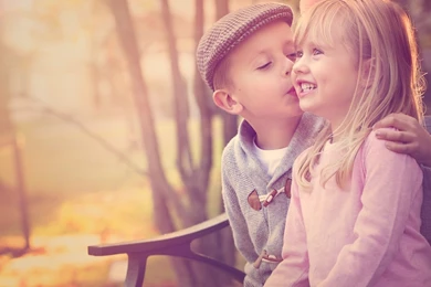 Girl And Boy Kiss Cute Wallpapers HD Download For Desktop