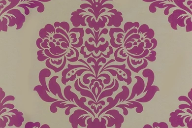 Designer Selection Indulge Damask Wallpapers Rich Gold / Pink ...