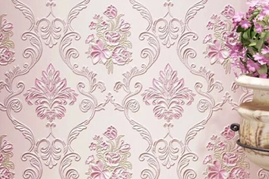 Popular Red Damask Wallpaper Buy Cheap Red Damask Wallpapers Lots ...