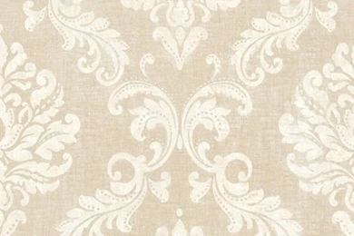 Shop Cream And Taupe Damask Wallpapers Products On Houzz