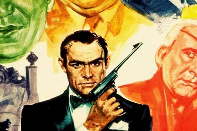 640x960 The Illustrated James Bond Iphone 4 Wallpapers