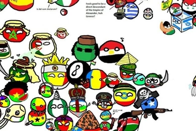 Polandball World Map iPhone 5 Wallpapers