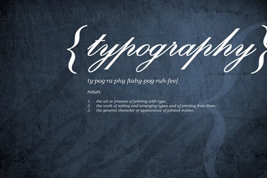 40 High Quality And Creative Typographic Wallpapers