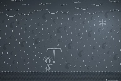 Typographic Rain · Desktop Wallpapers · Vladstudio