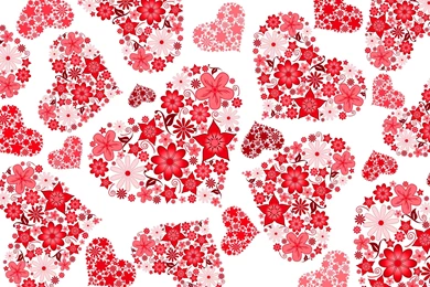 Floral Hearts Wallpapers