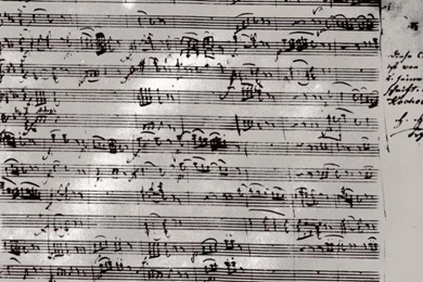 Partition Of Music Written By Mozart   (