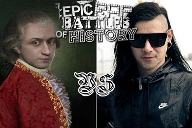DeviantArt: More Like Wolfgang Amadeus Mozart Vs Skrillex   ERB ...