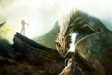 Digital Painting: Dragon Hunt   2D Digital, Digital Paintings ...