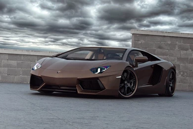 Beautiful Brown Lamborghini Aventador   1920x1080   Full HD 16/9 ...