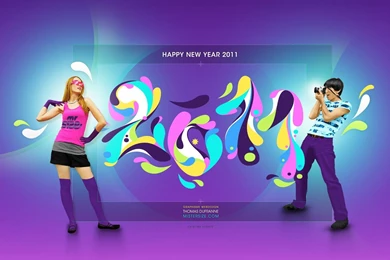 Happy New Year 2011 HD Wallpapers
