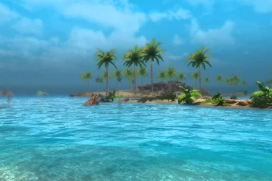 Animated Desktop Wallpapers   Tropical Skyrim 2   Sunny Beach   YouTube